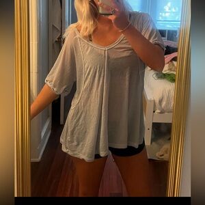 Free People We The Free Women's Light Green Top